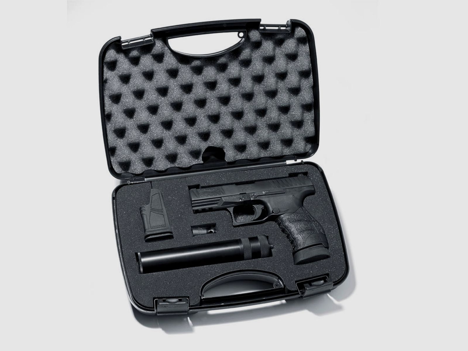 Umarex 310.02.05 Walther PPQ M2 Navy Kit 9 mm P.A.K with silencer Pyro