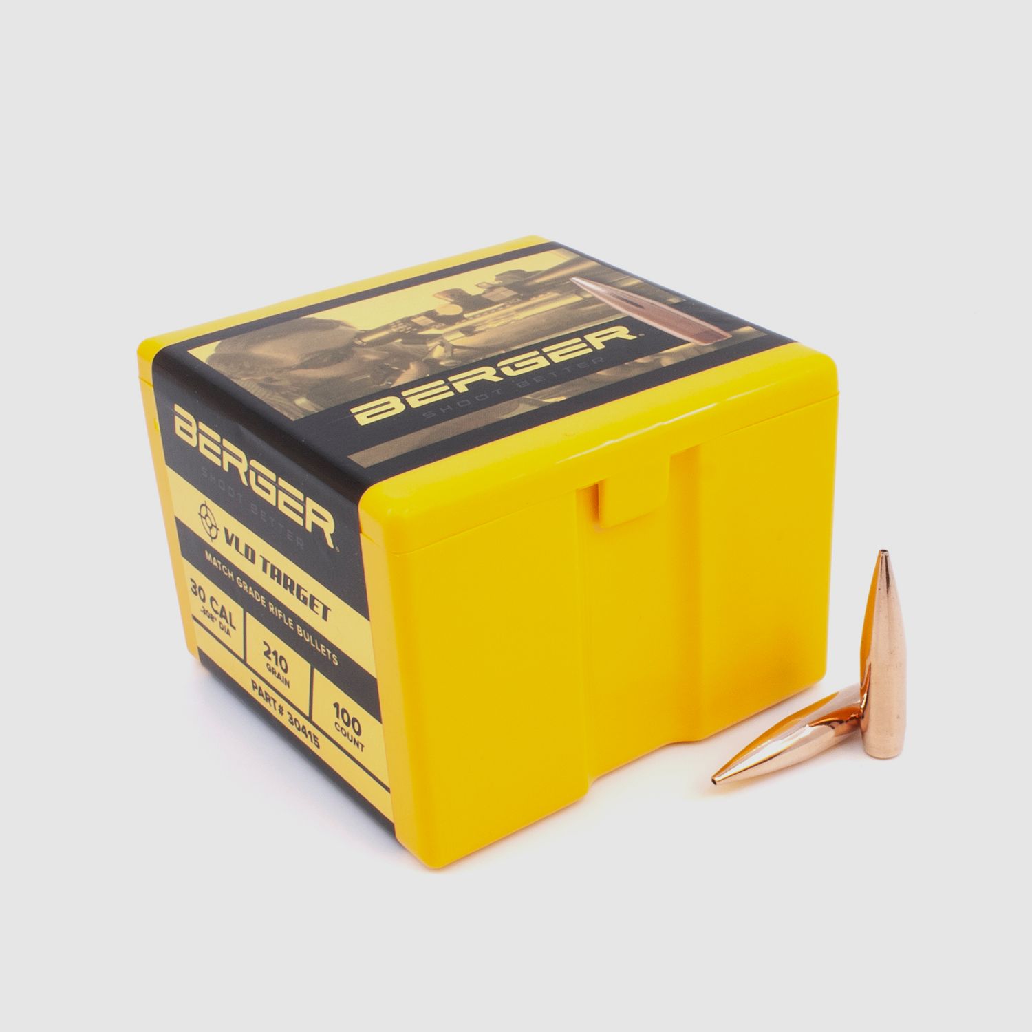 Proiettile Berger .30 VLD Target 210GR 100 Pezzi