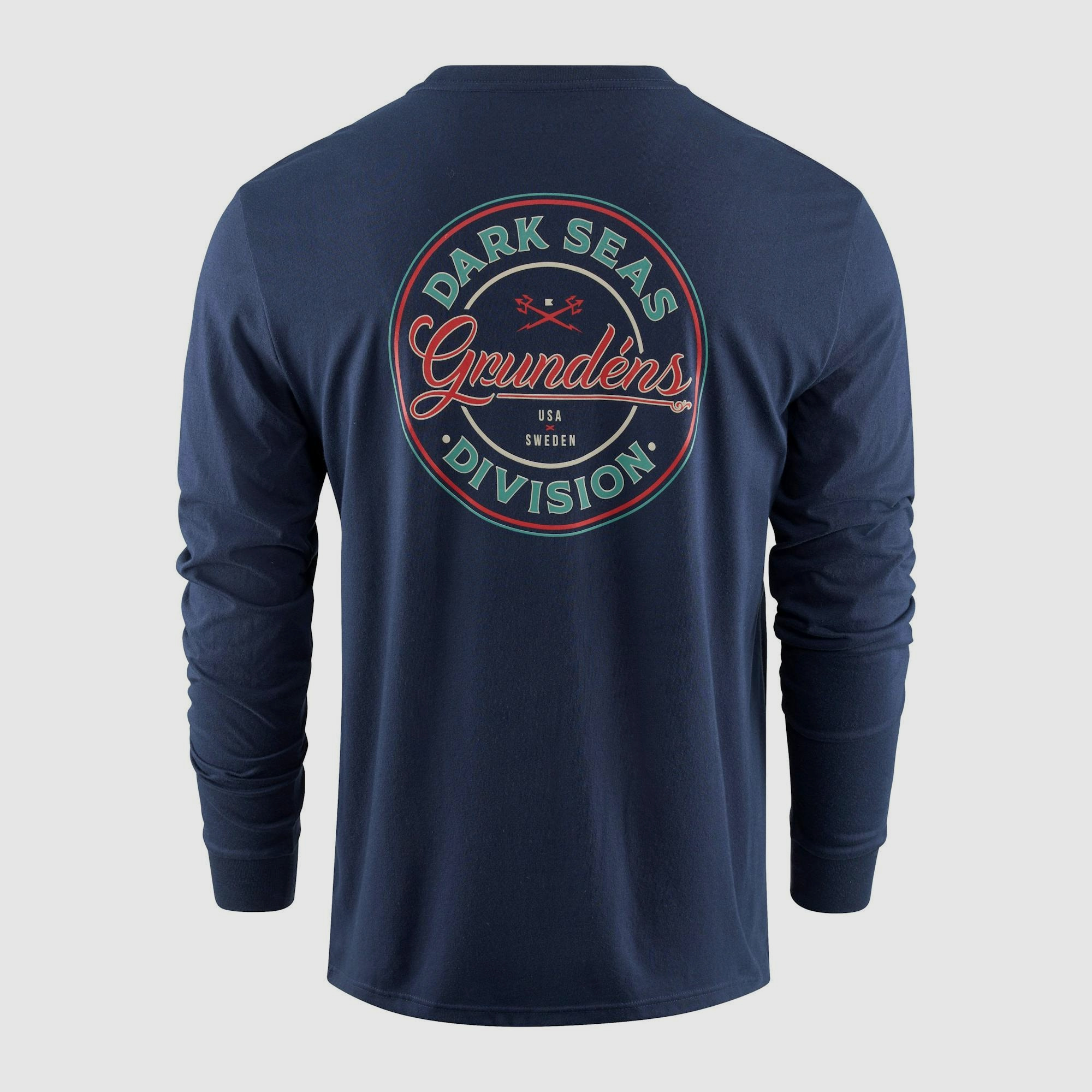 Grundens Dark Seas X Grundens Instinctive LS T-Shirt Men Dark Navy XXL