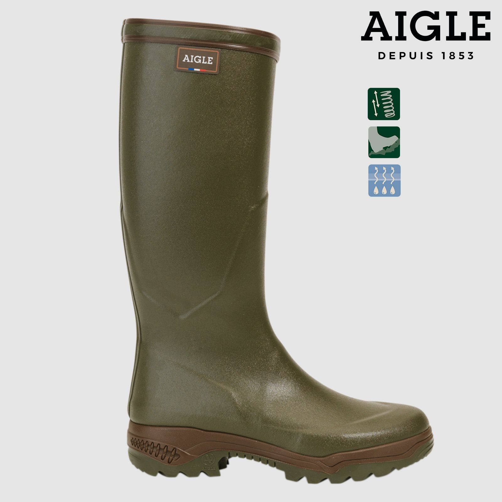 AIGLE PARCOURS® 2 Jersey khaki