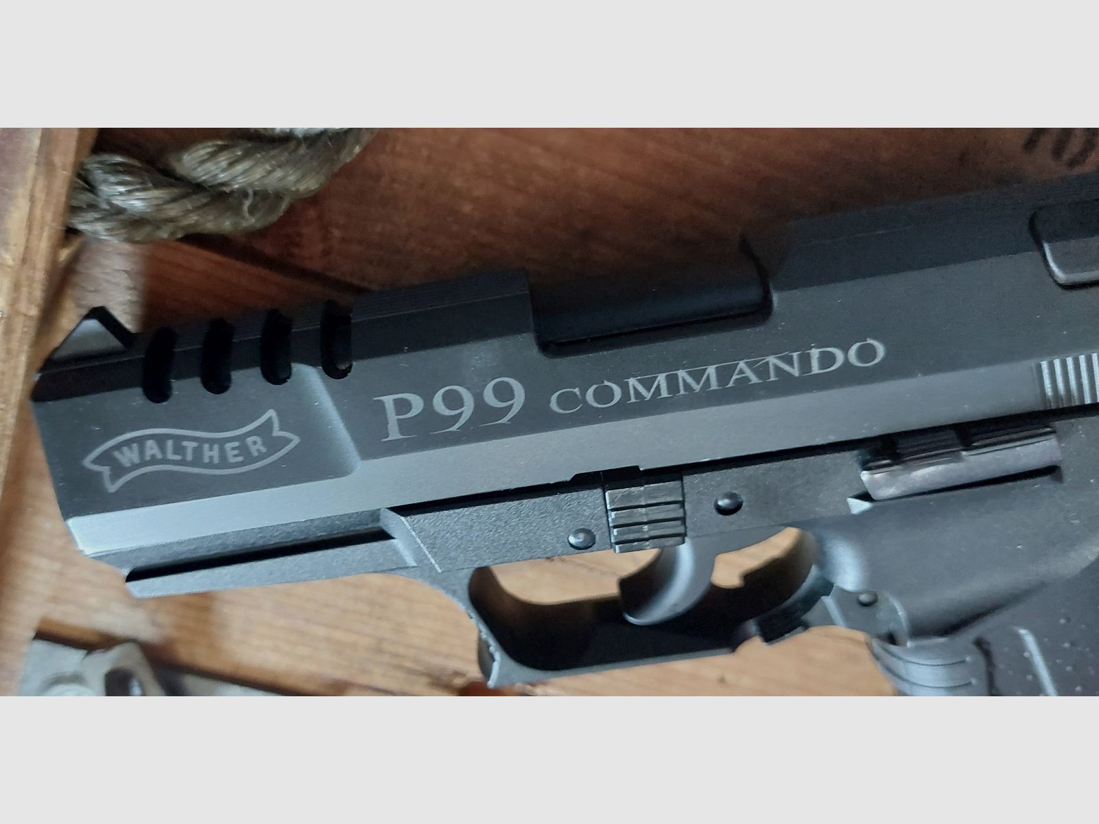 Walther P99 "Commando" 9 mm (PTB 762) blank gun no Reck Glock HW94 Colt