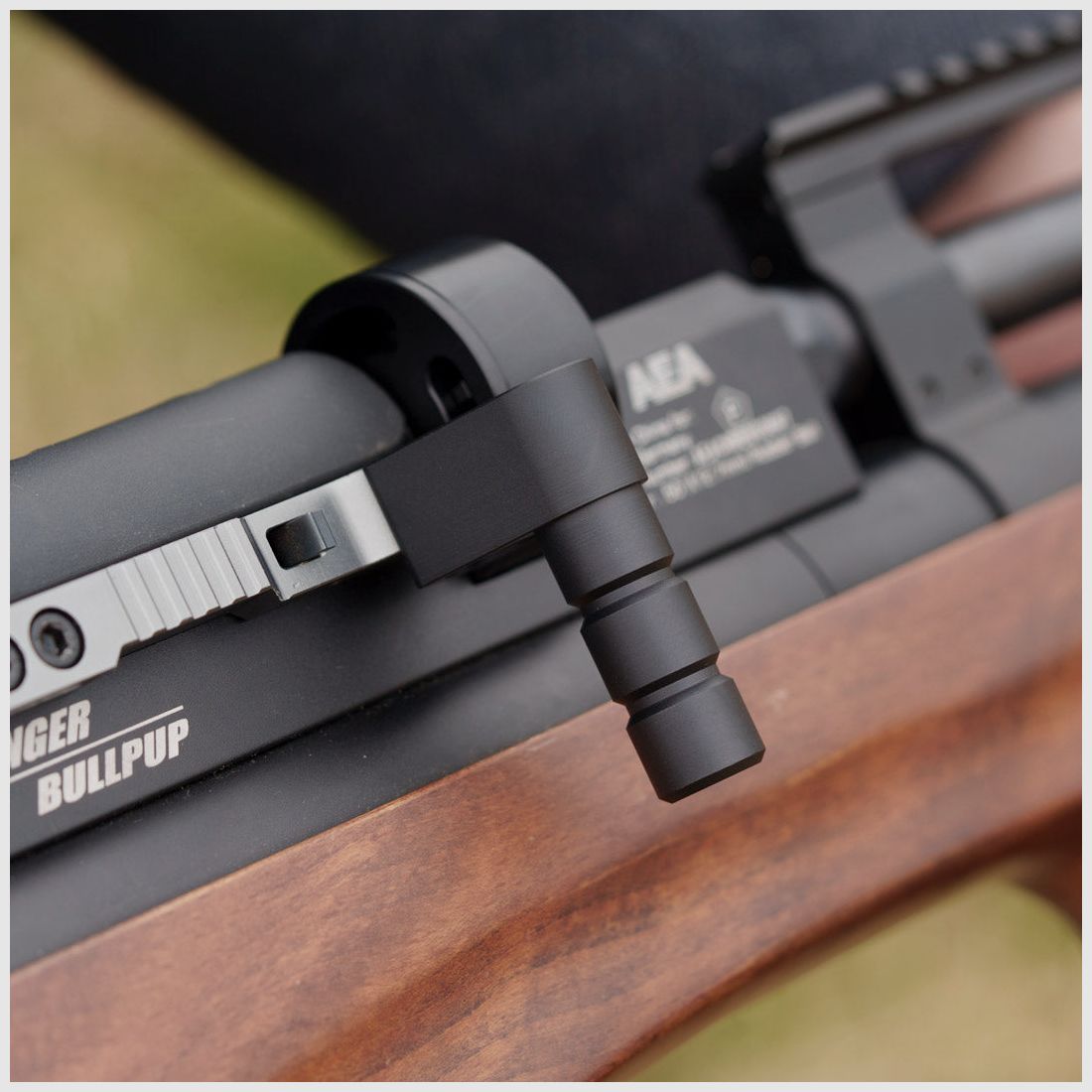 ABVERKAUF | Deluxe Repitier Lever | XXL | Repitierhebel | AEA Challenger Bullpup Cal.50 | CNC ALU | schwarz eloxiert