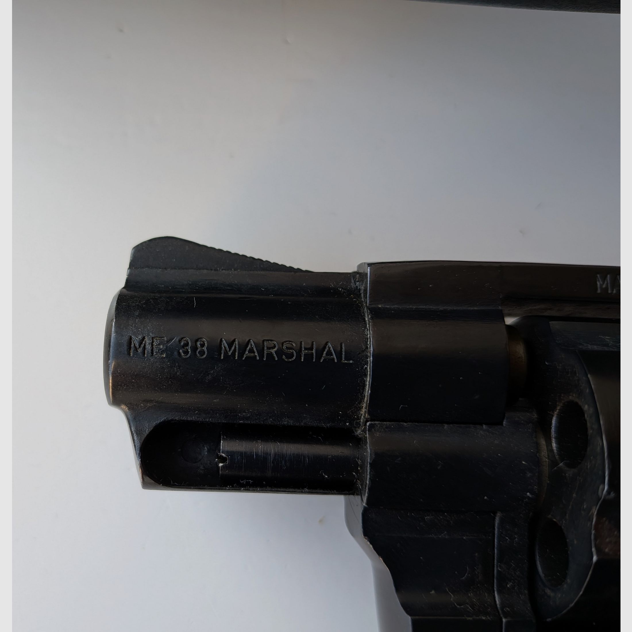 ME 38 Marshal - Revolver - PTB 203/2 - 9mm Knall - Holzgriff - SSW