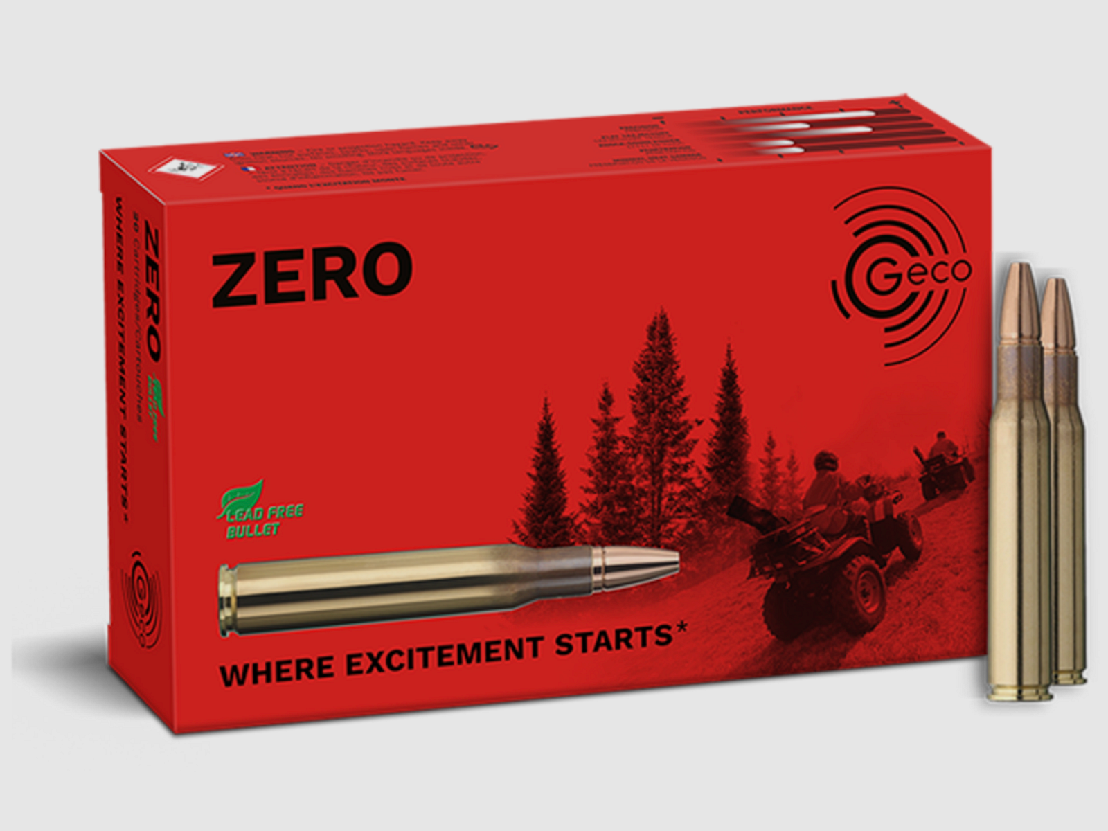 Geco 2318821 Zero .30-06 Spring 8,8 g 136 gr Bleifrei 20 Stk, Bild 1 von 4