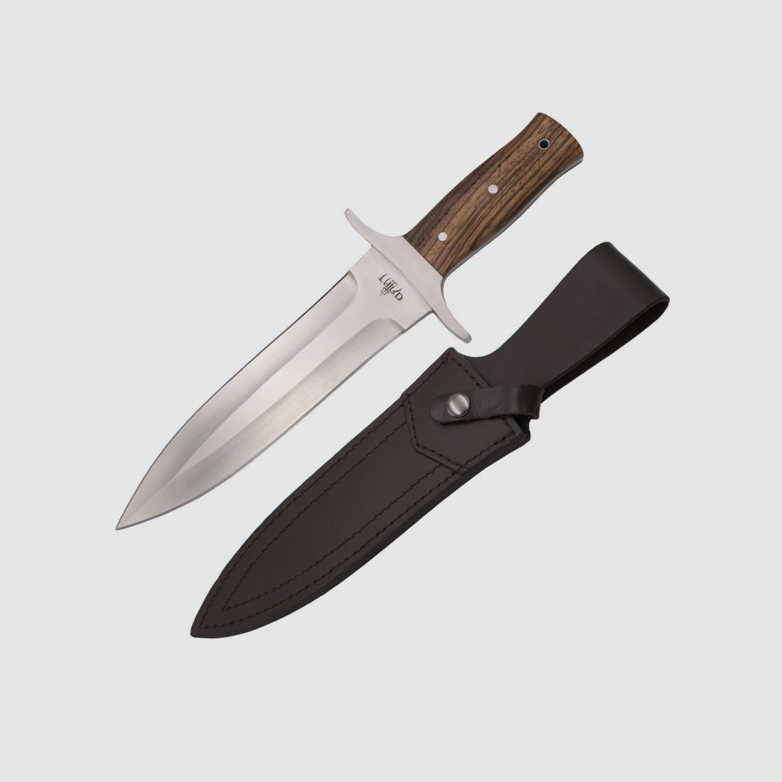 Cuchillo de caza para jabalíes con funda incluida