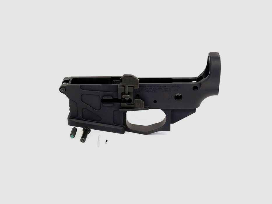 ADM UIC15 Stripped Ambi Lower Receiver, AR-15/5,56 mm, Schwarz