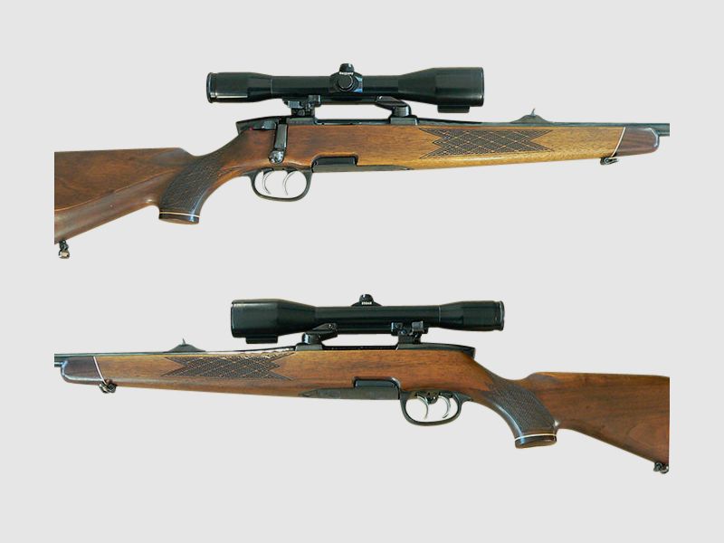 Repeater rifle Steyr-Mannlicher, caliber 7x64 with scope