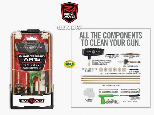 REAL AVID Reinigungsset AR15 GUN BOSS PRO