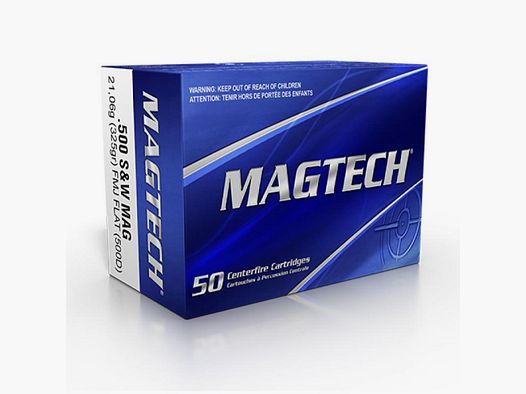 500 S&W Magtech 325gr FMJ-Flat VE20