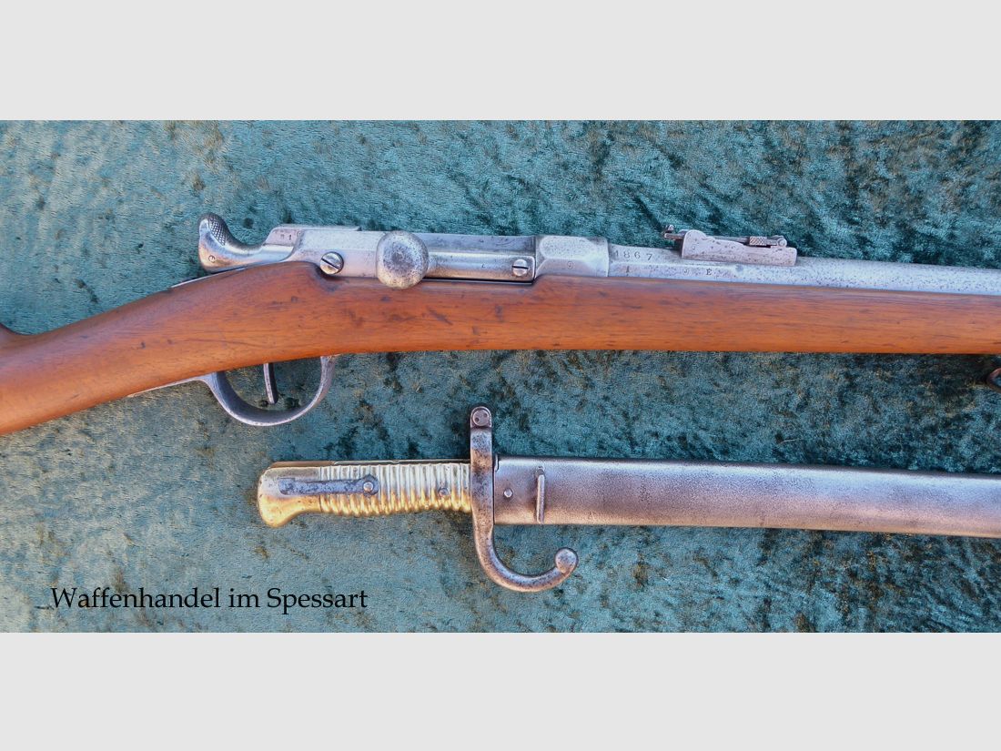 Karabin zapalnikowy Chassepot Mle 1866 cahen-Lyon 1867.
