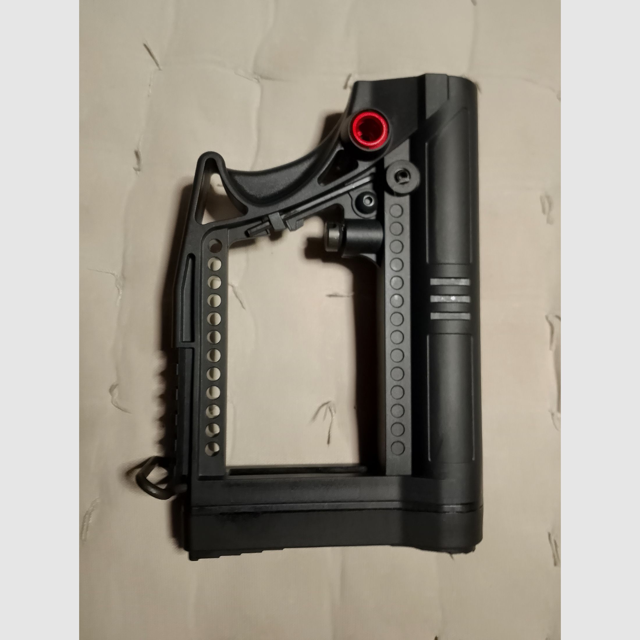 Schulterstütze Schaft AR-15 System Schubschaft verstellbar Schulterstütze Picantinny Schiene inbusschlüssel integriert 