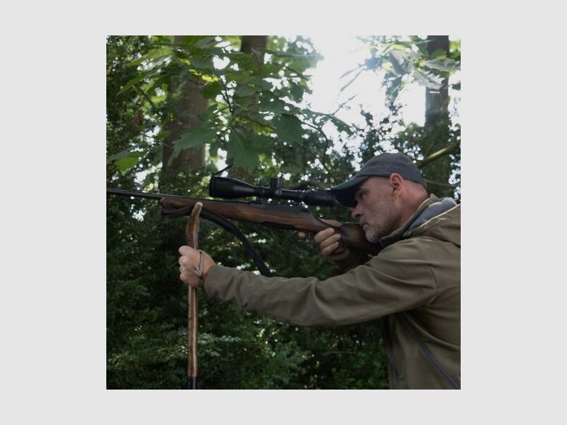 Parforce shooting stick with stag horn support