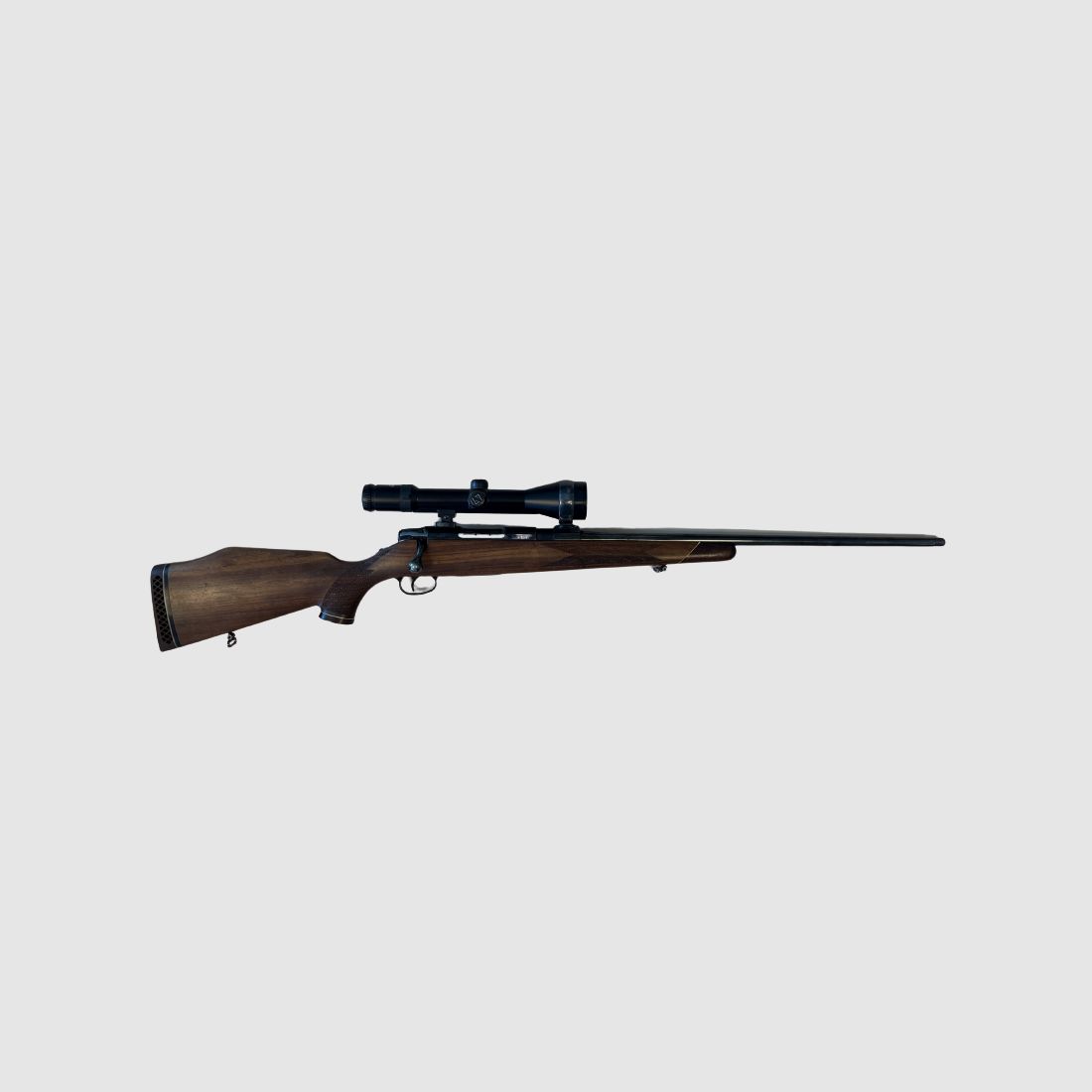 Rep. rifle Sauer 80 cal. 243. Rem with scope Zeiss Diavari 2-10x50T + silencer Roedale Hybrid 47XK