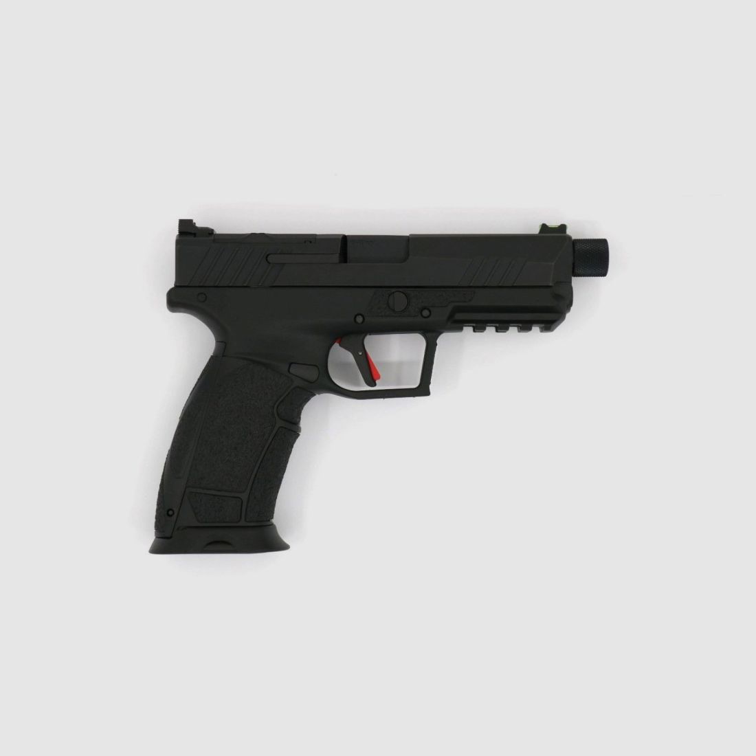 Pistolet Tisas ZIGANA PX-9 Duty TH Gen3 OR noir cal. 9mm Para, 18 coups, chargeur SIG P226 canon de 4,6" avec filetage, incl. holster