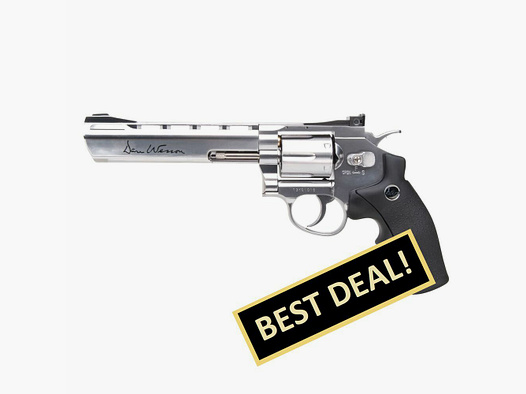 Dan Wesson 6" .177 Silber 4,5mm Druckluft Co2
