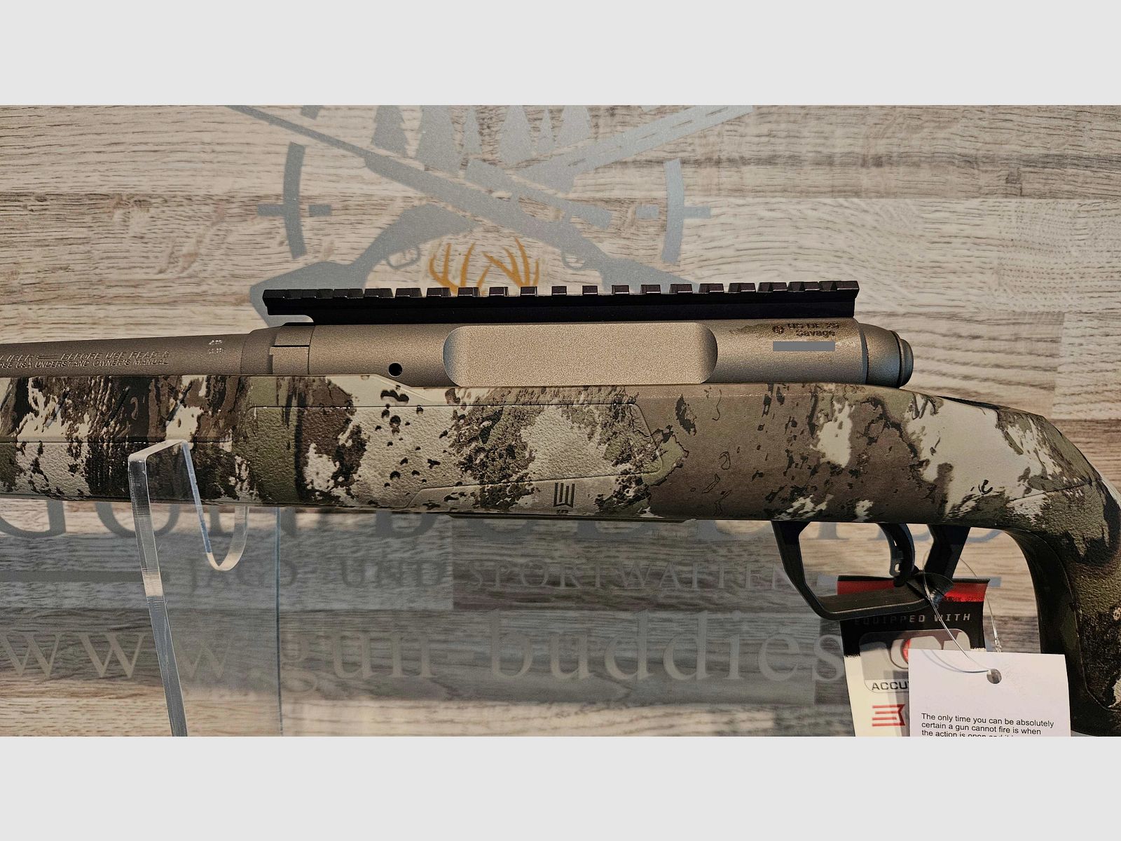 Savage AXIS 2 PRO Woodland .223Rem z gwintem na wylocie - Nowy towar z fachowego handlu