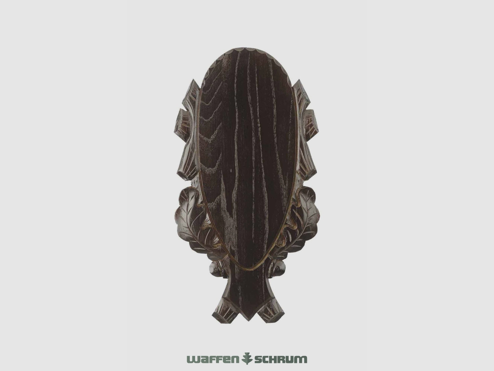 Planche à bois Eurohunt 36x19cm chêne - foncé - sculpté dimensions extérieures 46x26cm