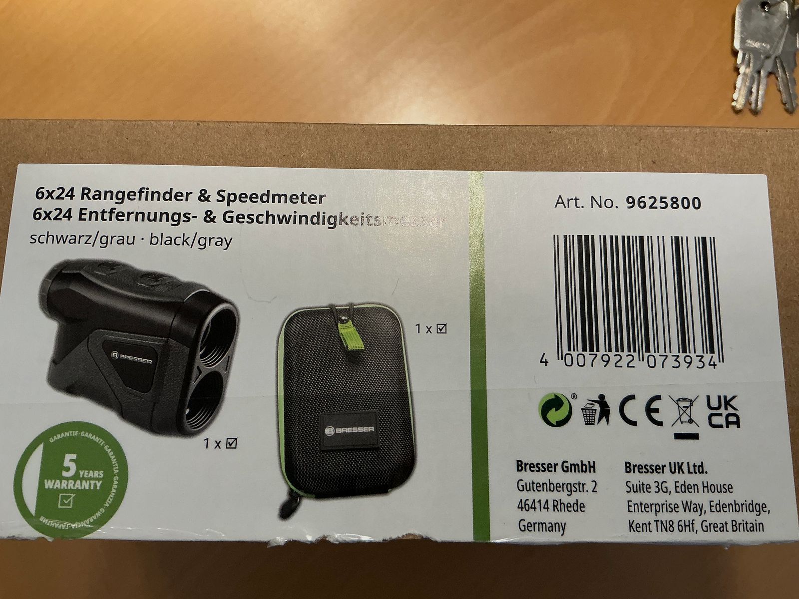 afstandssnelheidsmeter