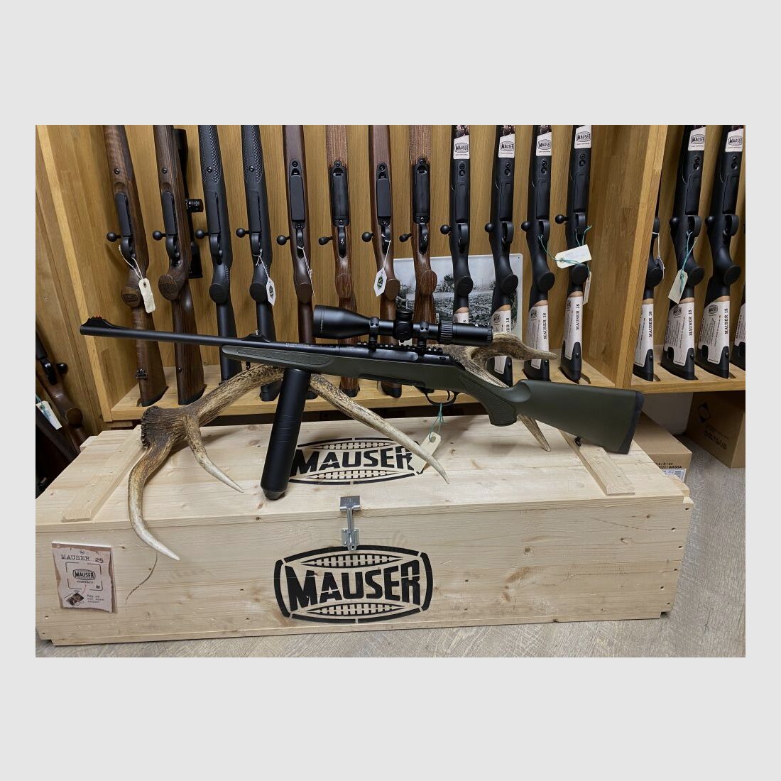 Haenel Varmint Cacciatore 10, con AKAH 2,5-10x50, senza guida