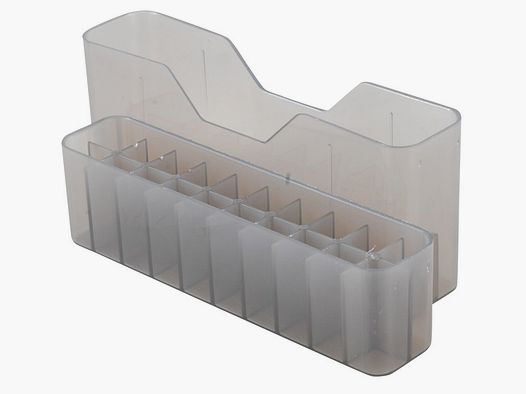 Boîte à cartouches MTM J-20-M-41 fumée claire avec couvercle pour 20 cartouches 6mm PPC et autres