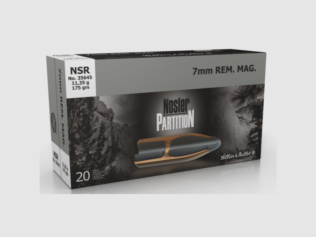 7mm Rem Mag S&B NSR 175gr VE20
