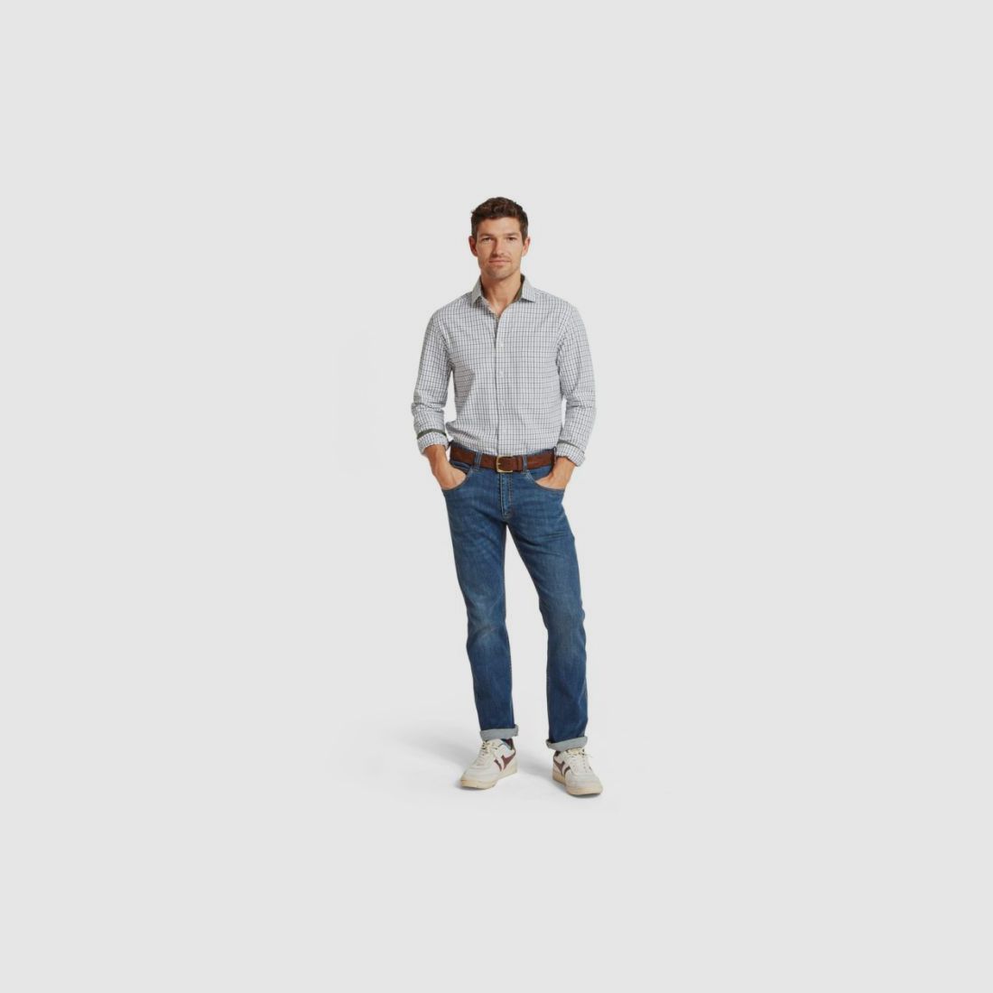 Schöffel H-Hemd Milton Tailored | blueberry/dk khaki green, Bild 5 von 12