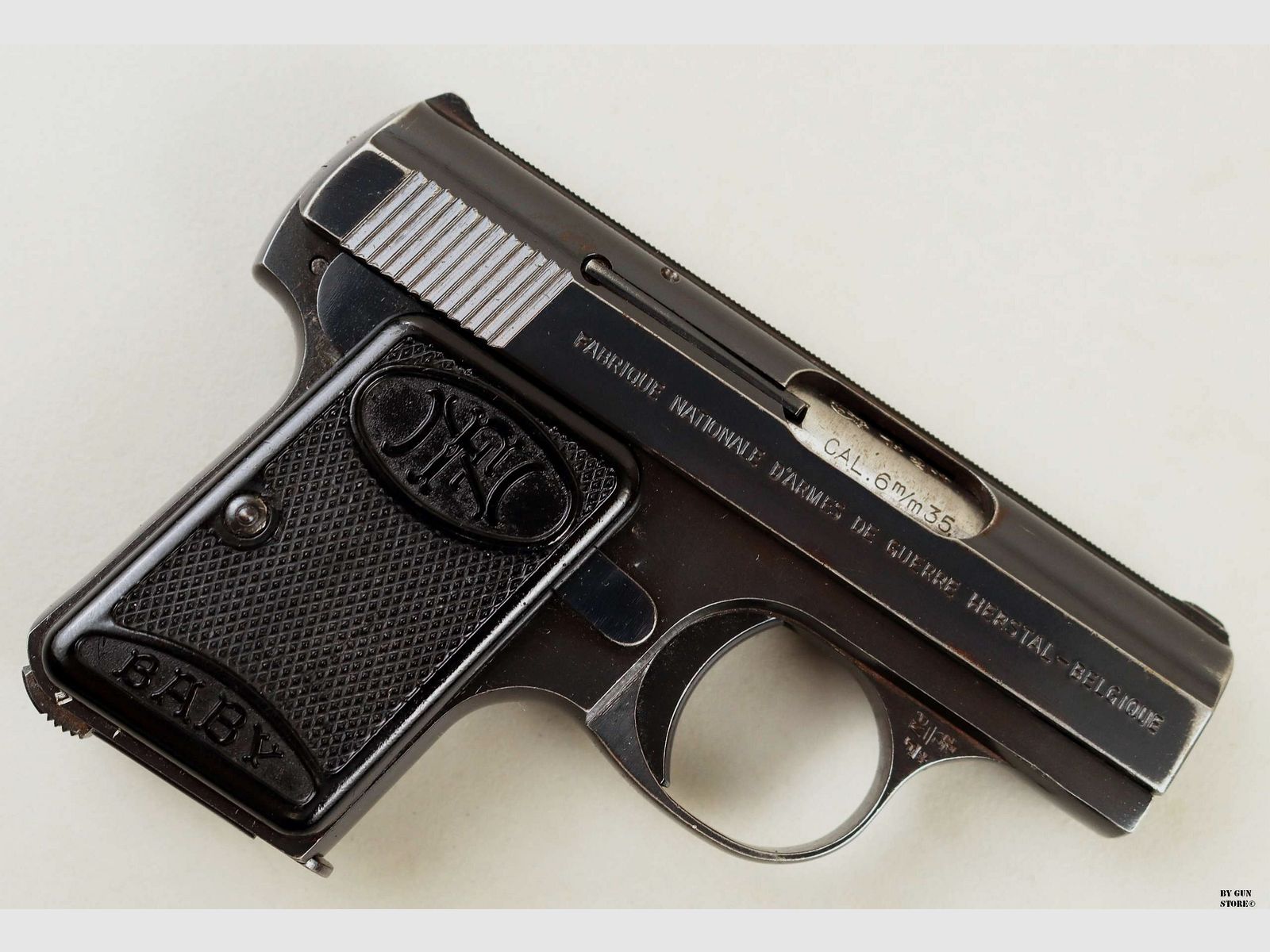 Pistola Fabrique Nationale F.N. mod. Baby cal. 6,35 matr. 243030, immagine 4 di 8