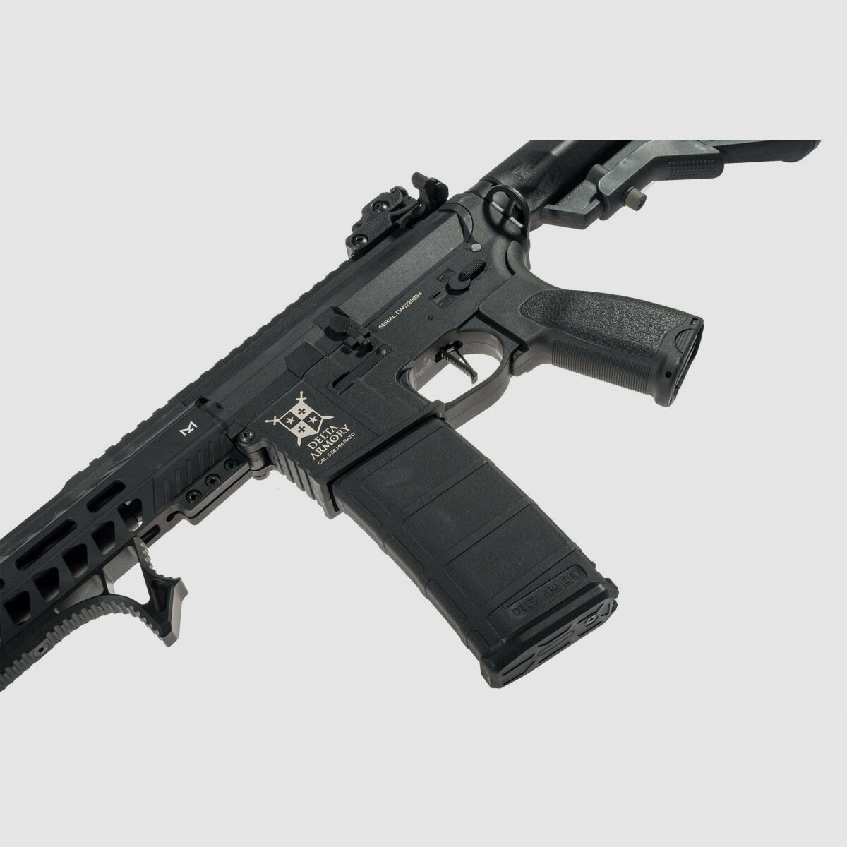 AR15 M-Lok Short ETU NC! BRAVO Seria Delta Armory Czarny S-AEG Airsoft Karabin Wolny od 18 Lat