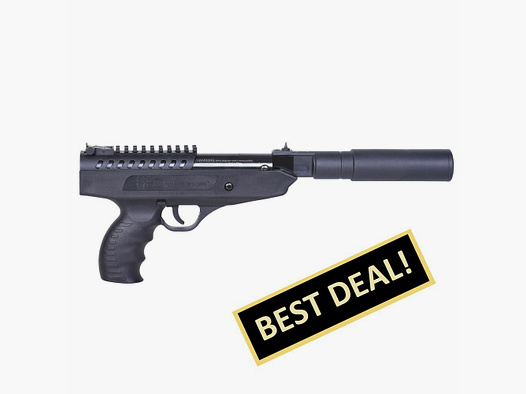 BO Langley Silencer Black 4.5mm - Air Pressure Spring Break Barrel