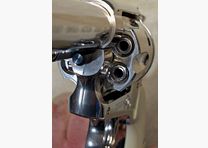 !!! Come nuovo!!! Colt SAA . 45, metallo pieno, finitura nichel, 5,5", cal. 4,5mm Co², P18!