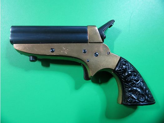 Uberti New Derringer Pepperbox 4-lufowa pistolet w kalibrze .22 short, kopia Sharps Pepperbox     #54