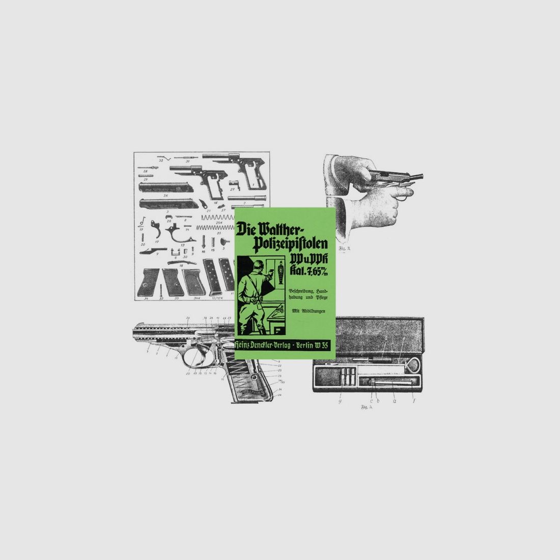 Nachdruck Bedienungsanleitung Walther Pistolen PP und PPK