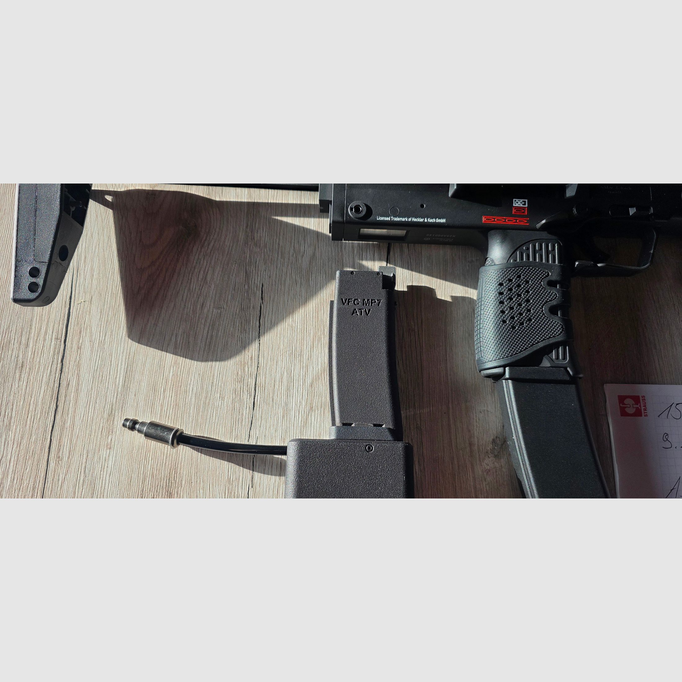 VFC MP7A1 V2 Gbb/Hpa mit Airtac Adapter und Clutch Precision Backplate