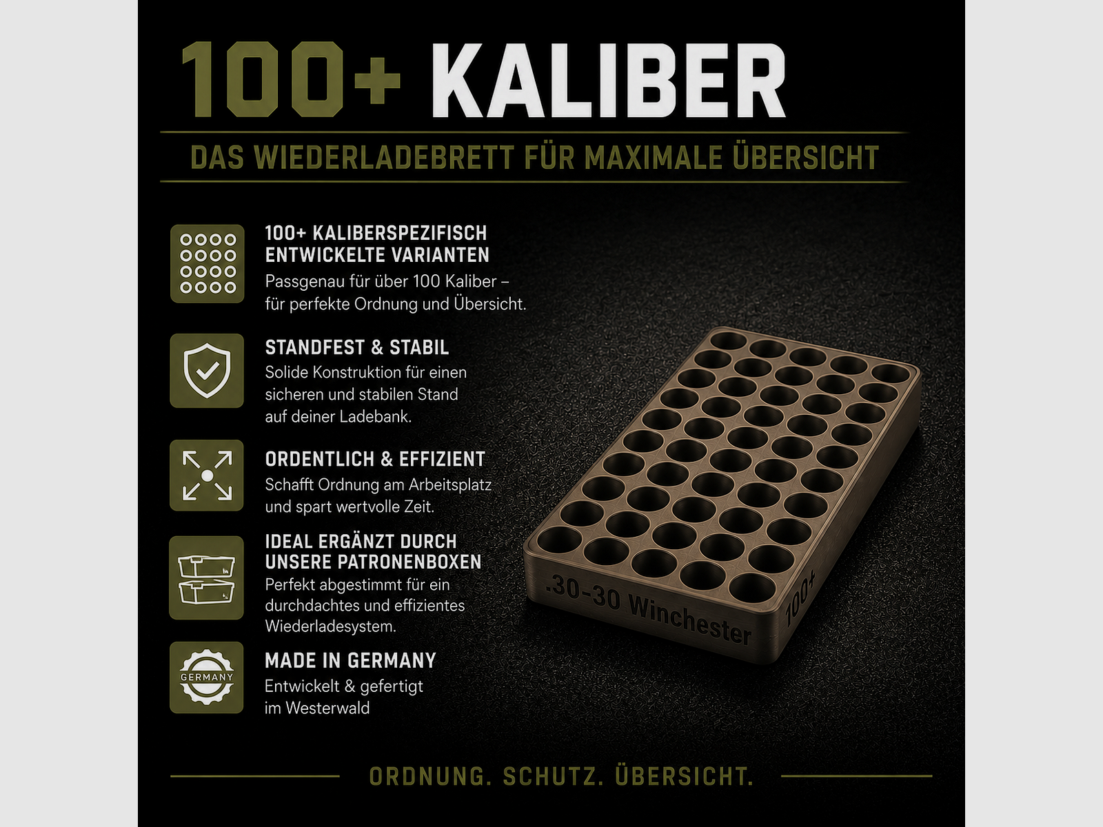 Filamelt - Premium Wiederladebrett .50 Beowulf, Bild 2 von 4