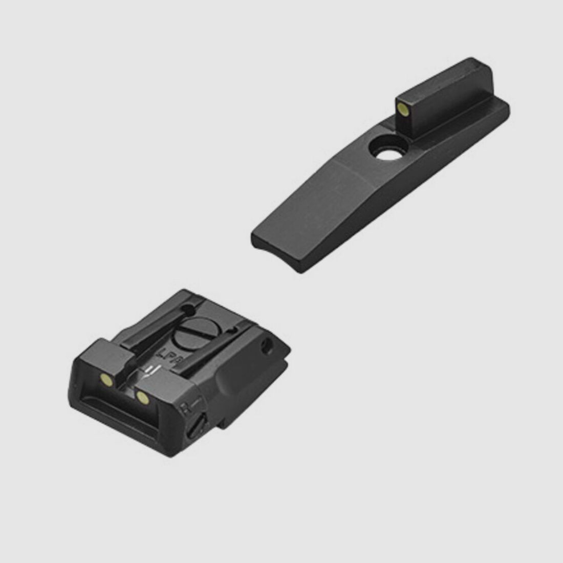 LPA SPL Visor 3-Dot L-L amarillo Ruger MKIV .22lr