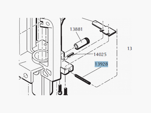 Dillon primer slide return spring