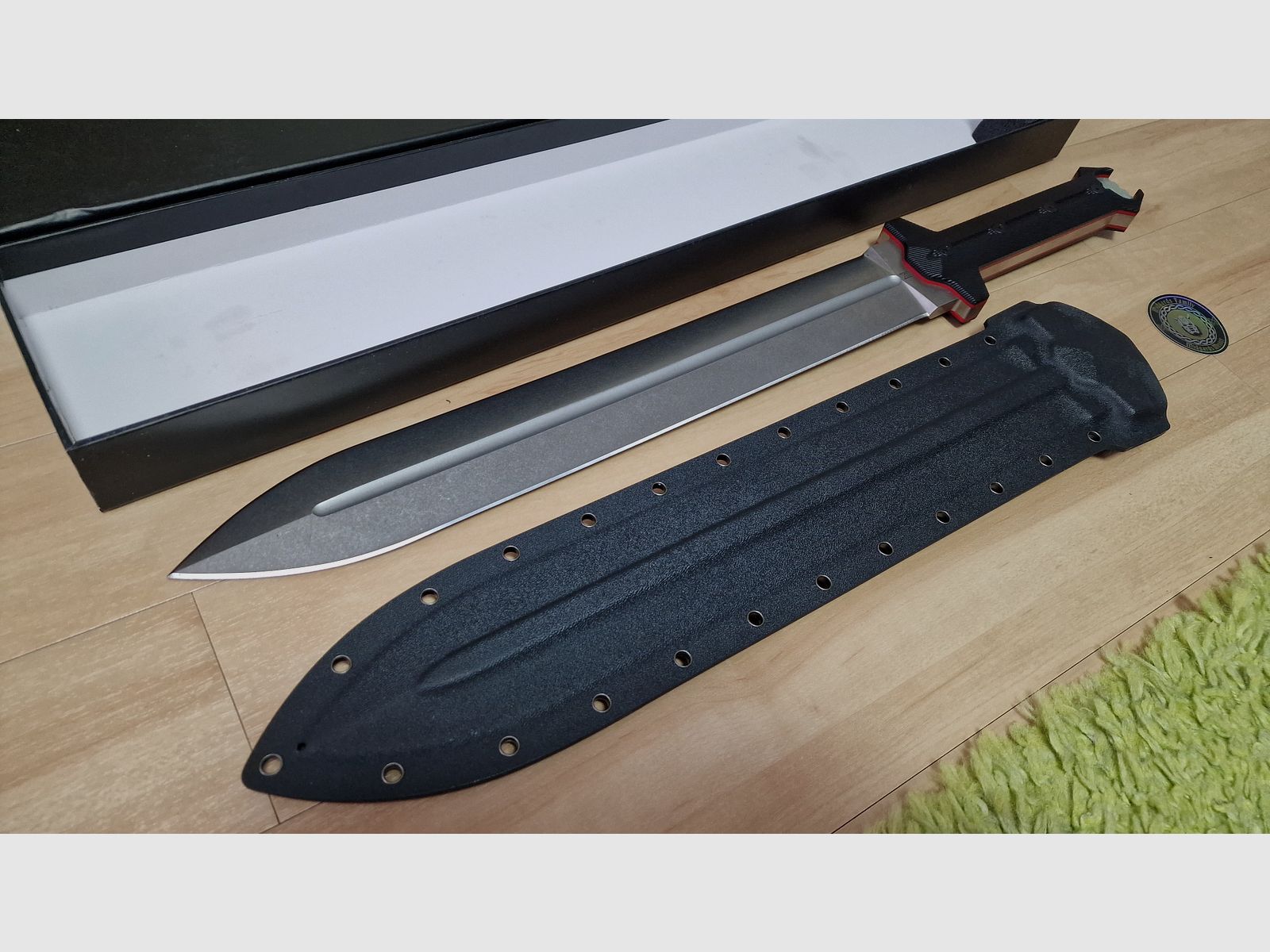 Premio de Año Nuevo: Cuchillo de Midgard Tyrfing V2 Espada corta Nueva OVP 1,7 kg Acero Sandvik