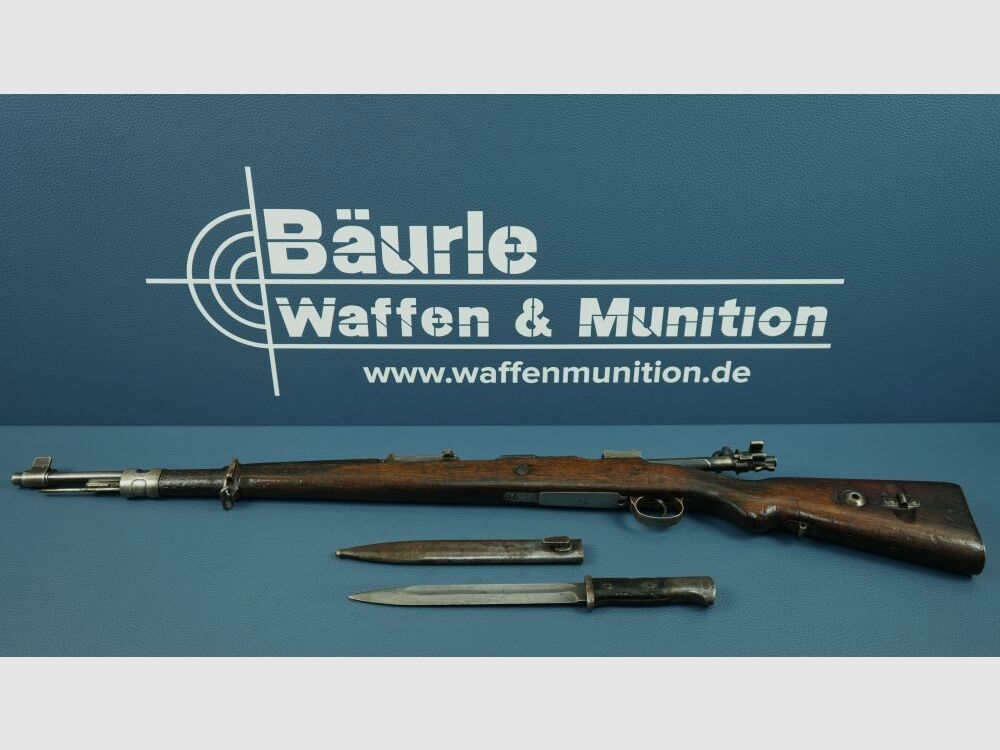 Mauser K98 Portugal contract 1937 + matching bayonet 8x57JS