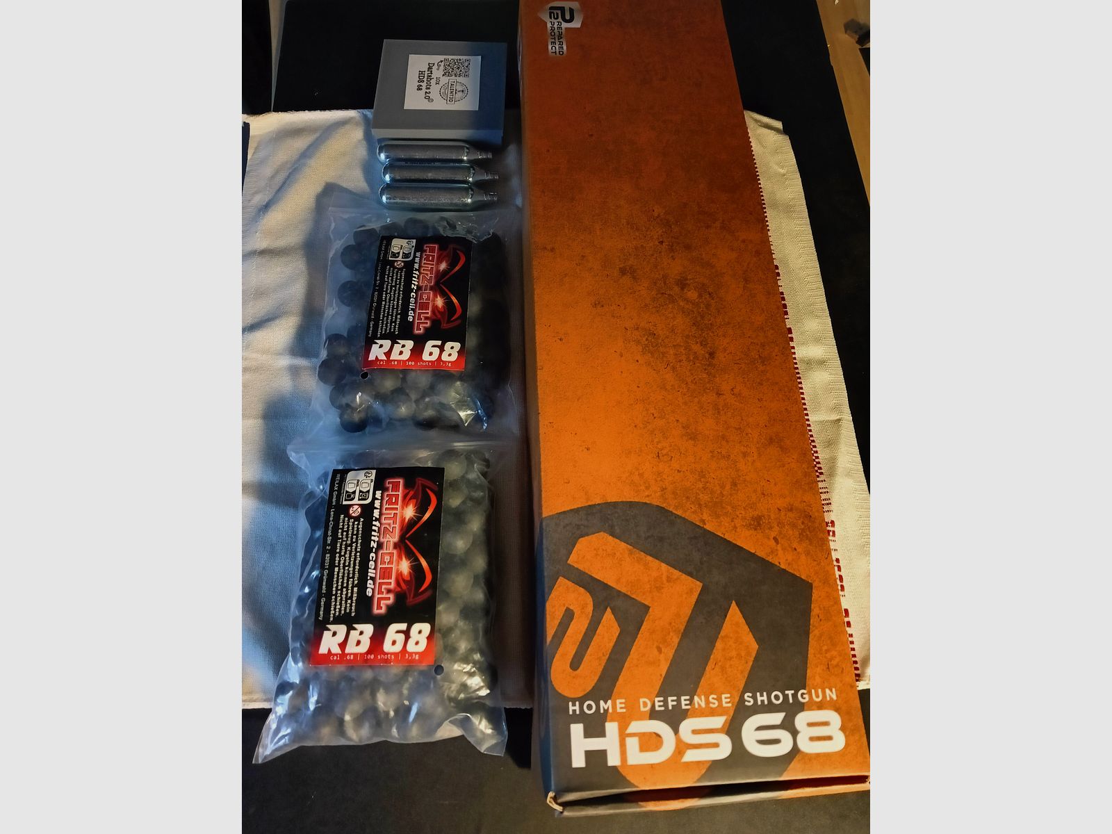Umarex HDS68 Co2 Schrotflinte .68 Orange-Black P2P T4E neu im MEGASET, Bild 3 von 17