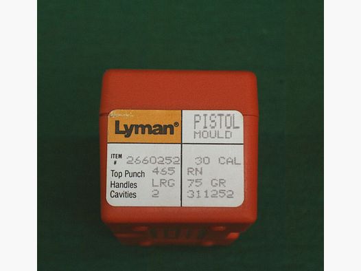 Lyman Molde Kal.30