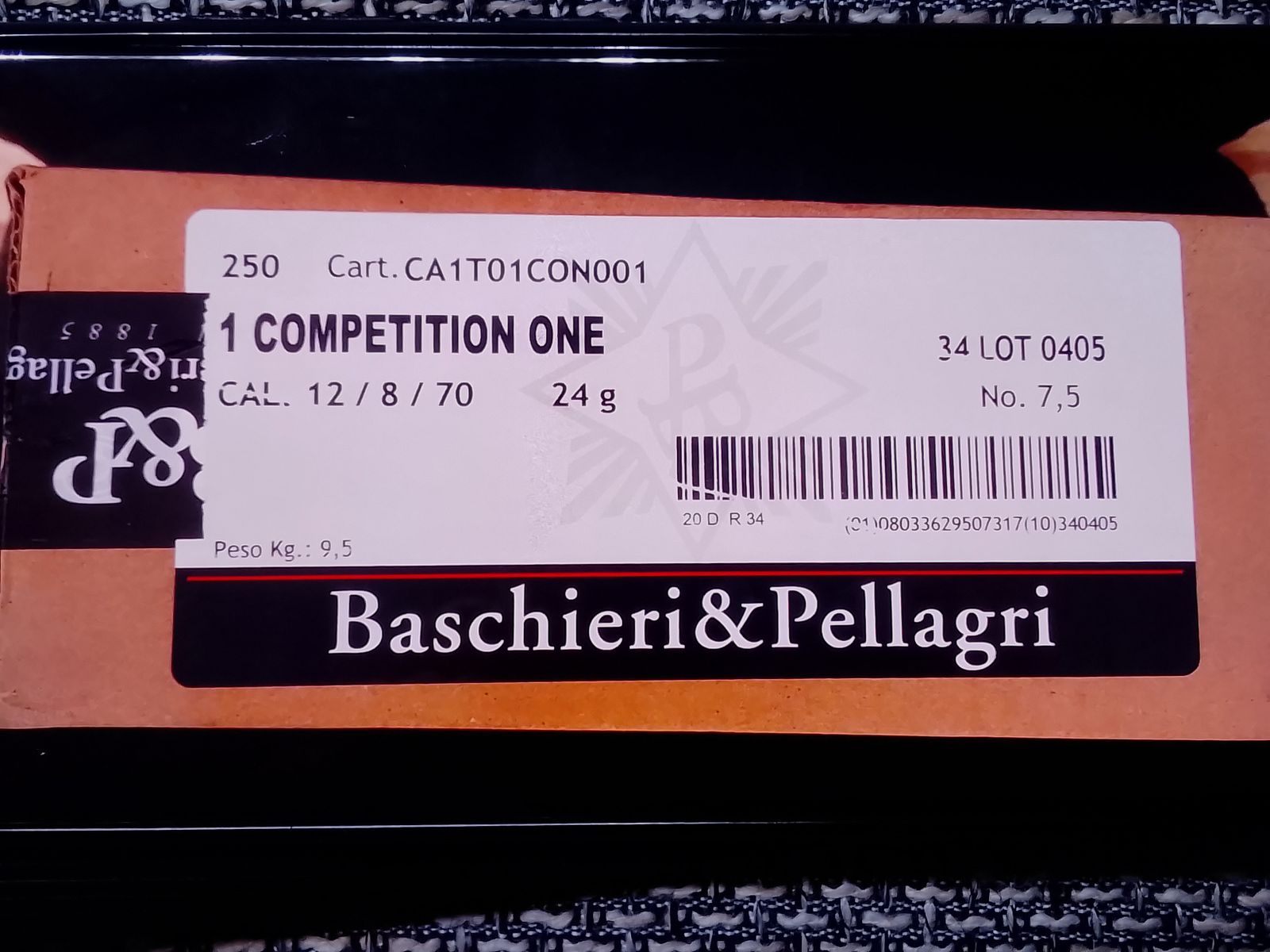 Baschieri & Pellgari Complete één Cal. 12/8/70  24g