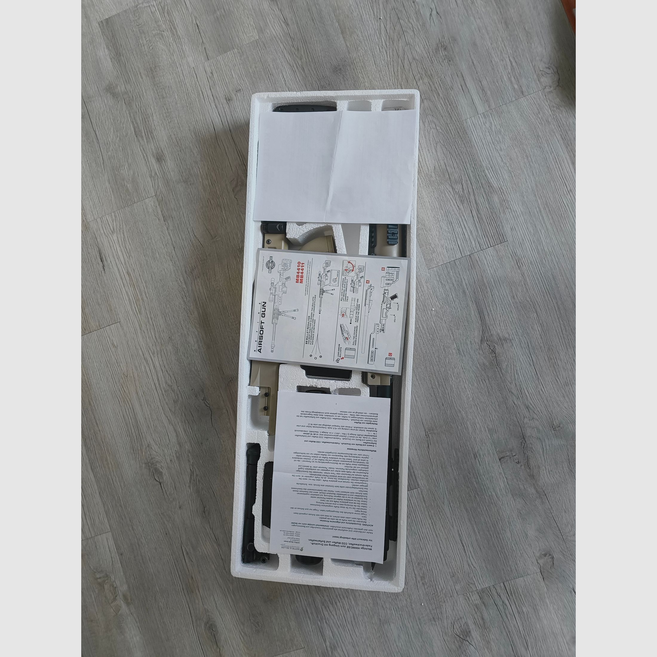 Bien MB4410D Remington MSR Réparation-Airsoft Ressort 1,7 Joule 6mm BB
