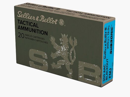 SELLIER & BELLOT PATRONY SB 300 AAC BLACKOUT FMJ 200/13G SUBSO