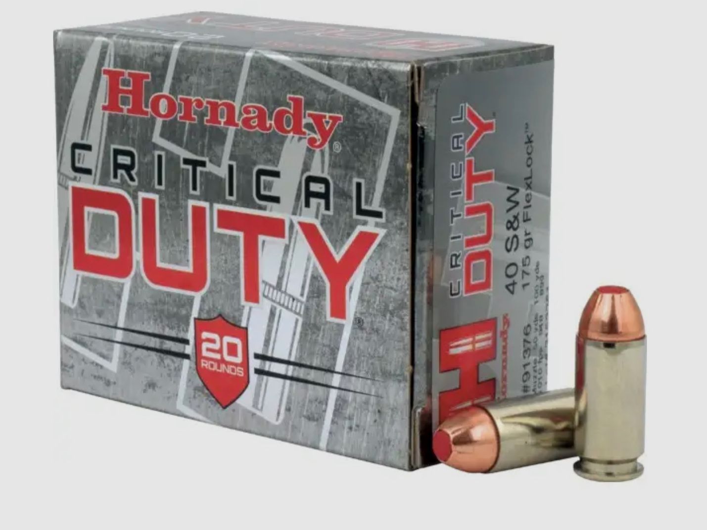 Hornady 196543 .40 S&W FlexLock 11,3g 175grs. Pistolenmunition 5591376 91376