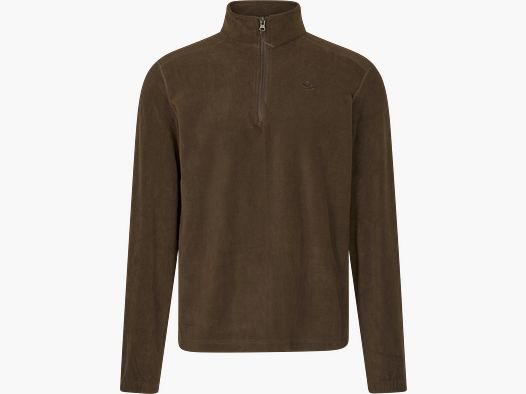 Seeland Benjamin Fleece z półzamkiem Mężczyźni Ciemnobrązowy XL