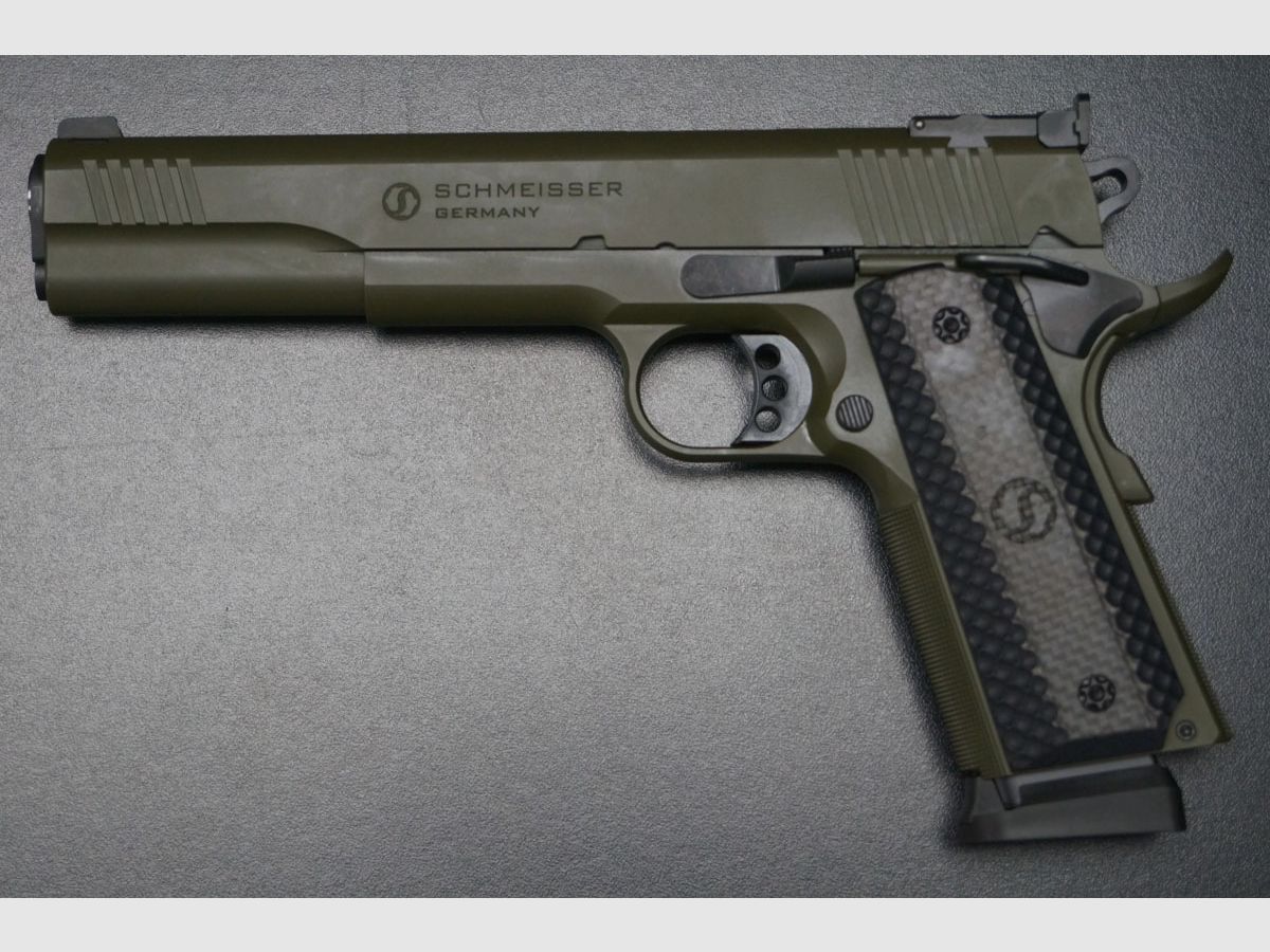 Schmeisser Hugo 1911 OD Green 9mm 6″, Bild 10 von 10
