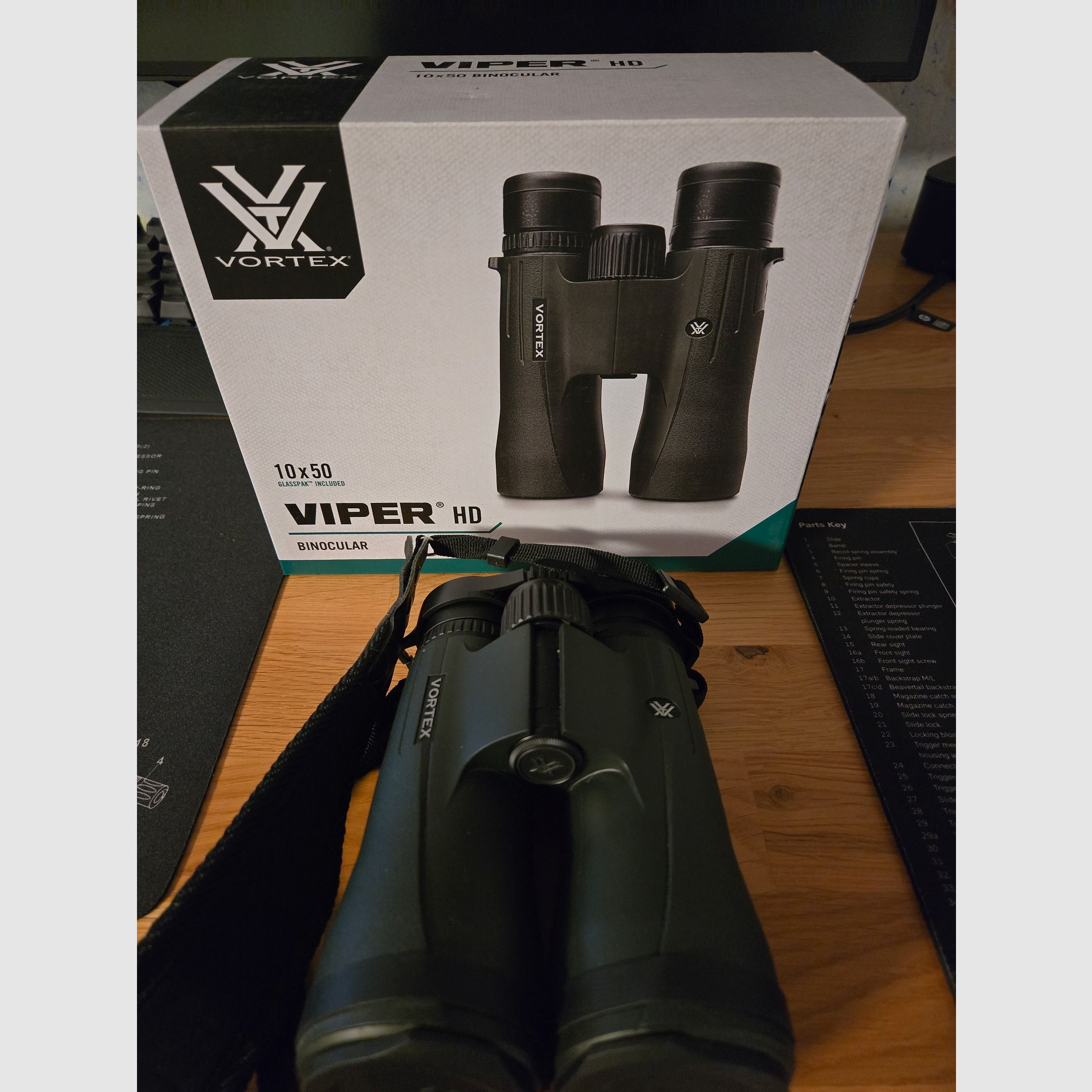 Fernglas Vortex Viper HD 10x50 neuwertig ovp alles Zubehör lebenslange Garantie