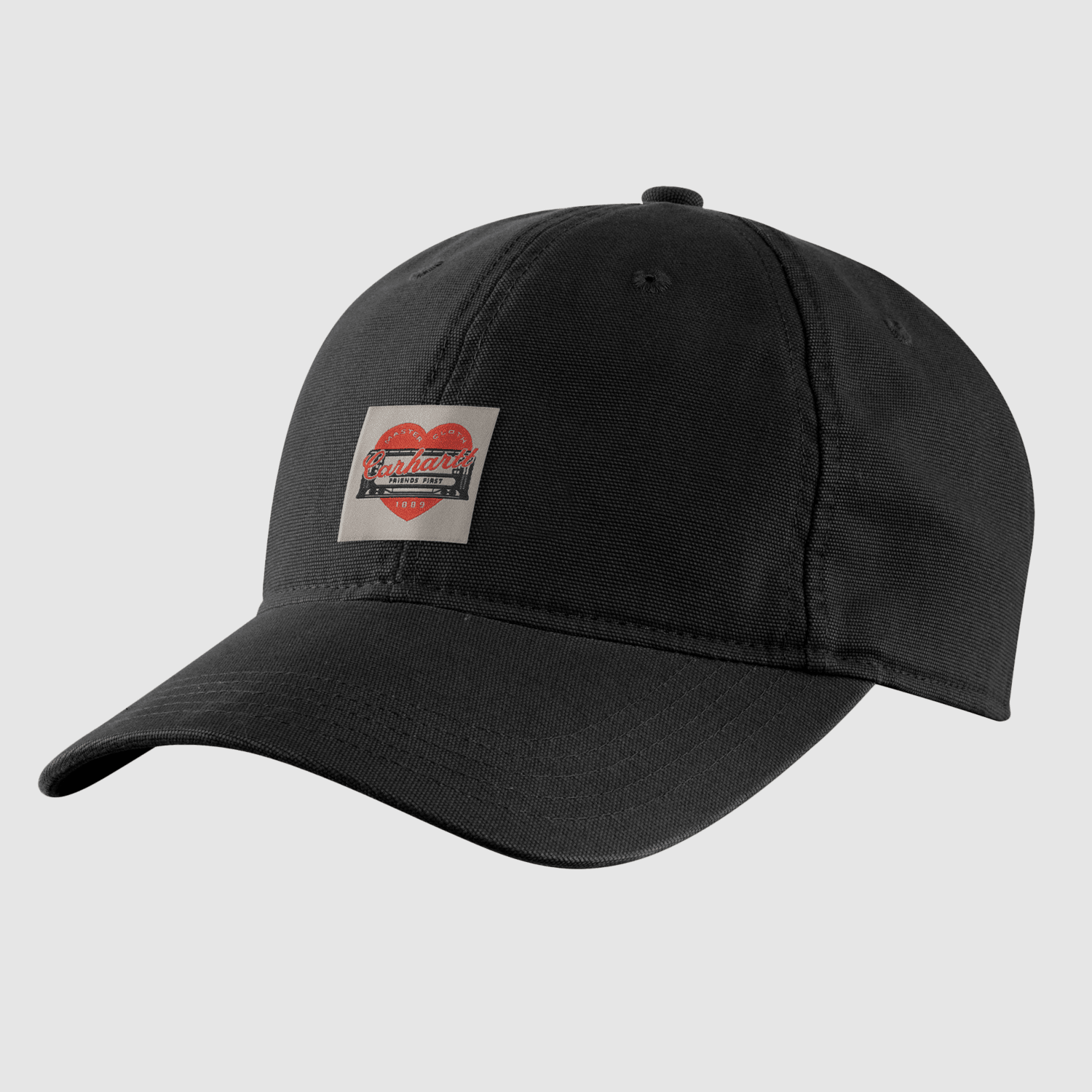 Carhartt Heart Patch Canvas Cap Women Black