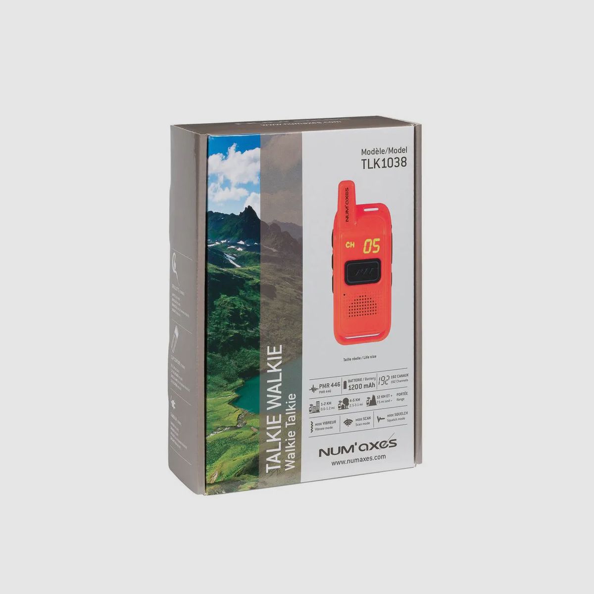 NUM' AXES WALKIE TALKIE TLK1038 ORANGE, Bild 4 von 4