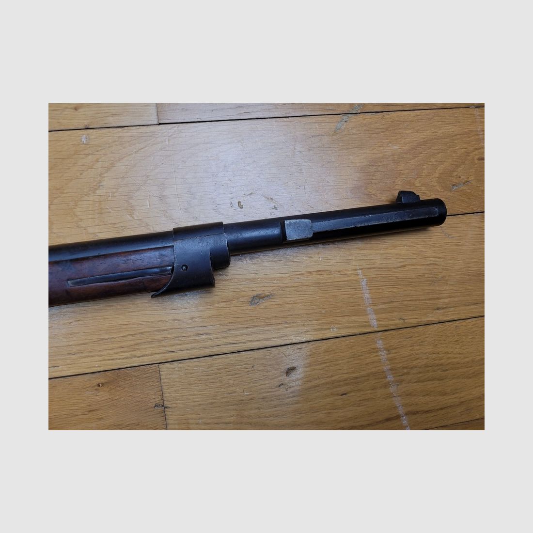 Bon fusil Gras modèle 1874 M80 « pur » – calibre 11mm Gras d&rsquo;origine – Manufacture de Châtellerault en 1881 – un des derniers – « Made in France » et petit Rochelais – non mono matricule – TBE +, image 28 sur 29